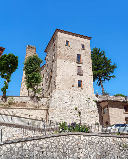 Paternò, Catania, Italy, October 15,2018: It was built in 1072 by Count Roger I of Sicily to protect the Simeto valley from Islamic raids. Later the castle housed kings and queens, such as Henry's son Emperor Frederick II, Eleanor of Anjou and Blanche I of Navarre.