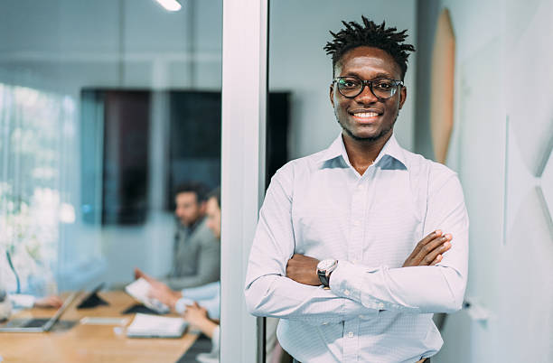 istock Confident businessman and his team. 2233172838