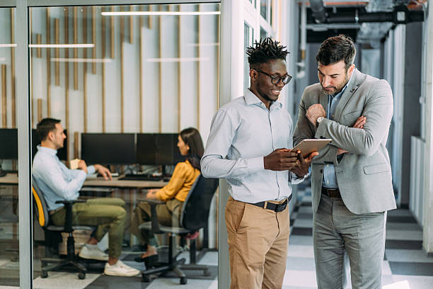 istock Business conversation in the office. 2233172854