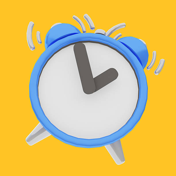 istock 3d illustration of alarm clock cartoon style.3d render. 2233174069