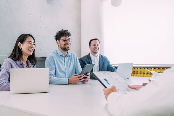 istock Business persons on meeting in the office. 2233174773