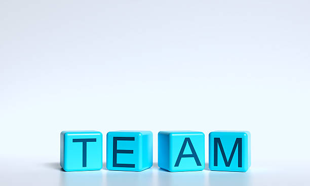 team text font cube block square copy space empty blank teamwork success business team blue color cooperation strategy group leadership idea meeting communication solution teamwork partnership develop