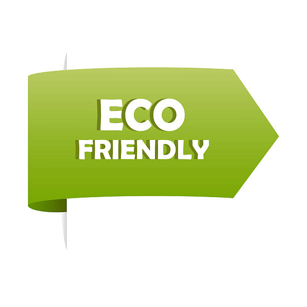 istock Eco friendly tag. Environmental label symbol. Green banner Vector. Sustainable product element. 2233192675