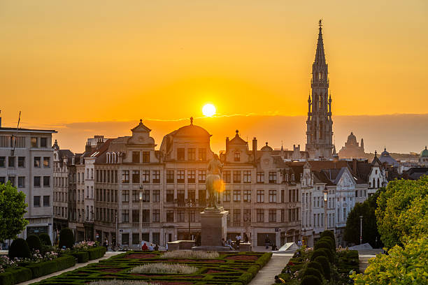 istock Mont des Arts at Sunset. Brussels, Belgium 2233194202