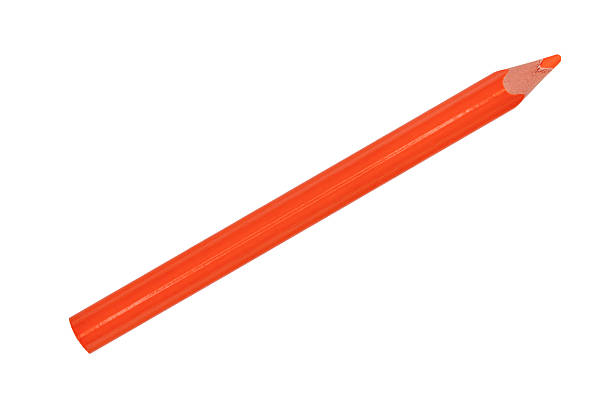 istock orange pencil isolated on white background 2233195182
