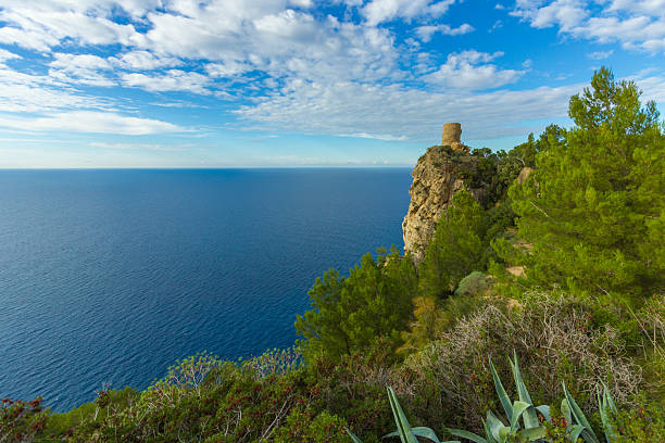 TORRE DEL VERGER (Bañalbufar) Mallorca Coastline with crystal-clear waters - Mirrador Verger Tower, Majorca