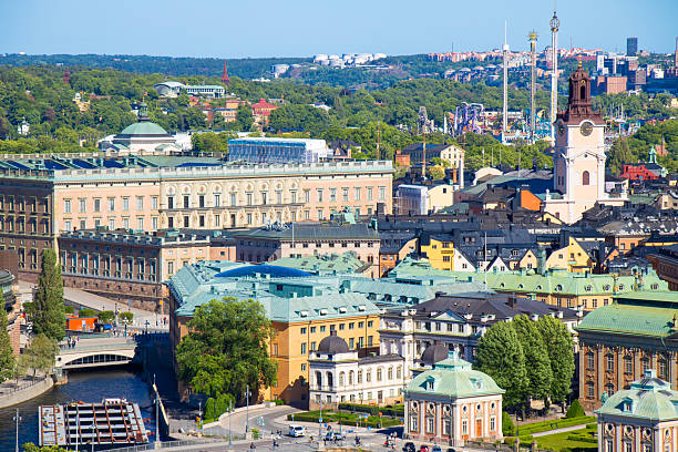 istock Gamla Stan skyline from Stockholm Town Hall, Sweden 2233200744