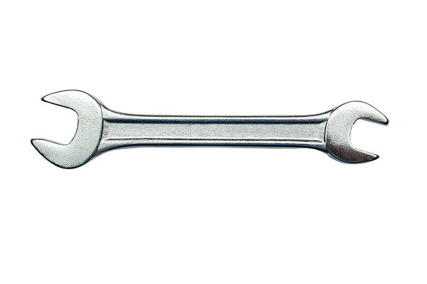 istock Single Open-End Wrench Isolated on White Background - Industrial and Mechanical Tool 2233203407