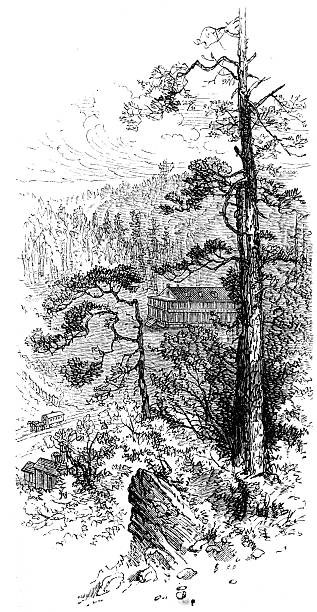 Antique magazine image: Arkansas, Hot Springs, the 