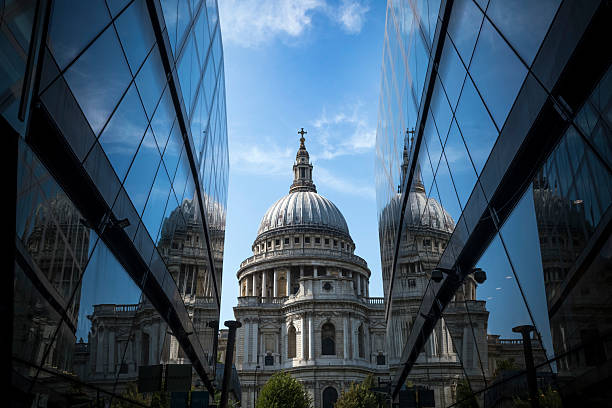 istock St Paul's cathedral reflected in shopping mall windows 2233209335