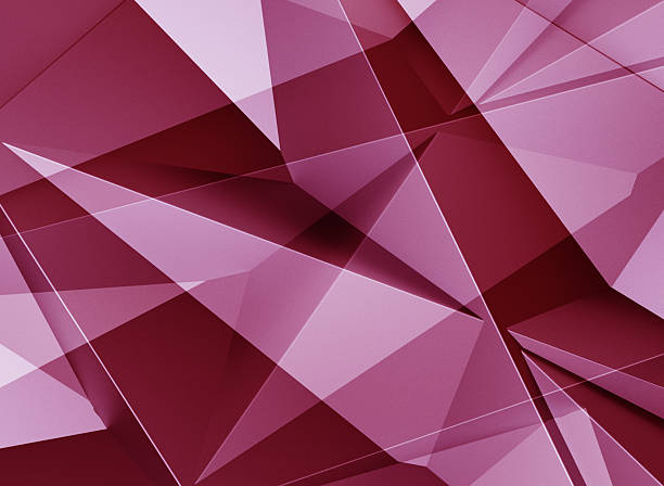 Abstract geometric texture - Low Poly Background - Polygonal mosaic - Purple Pink gradient