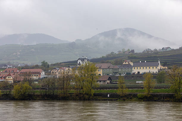 Small village along the danube river