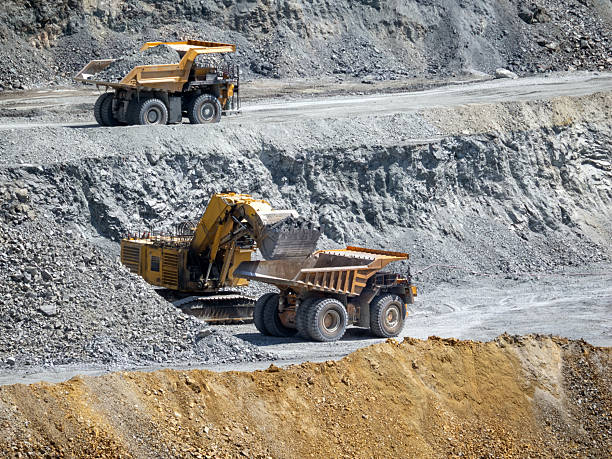 istock Mining equipment at Majdanpek copper mine, Serbia 2233245214