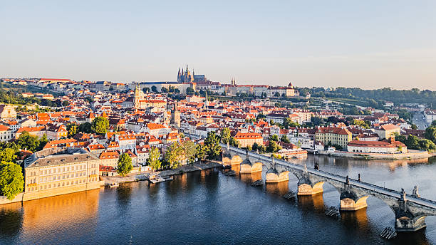 istock Stunning Sunrise Over Prague's Historic Skyline 2233250655