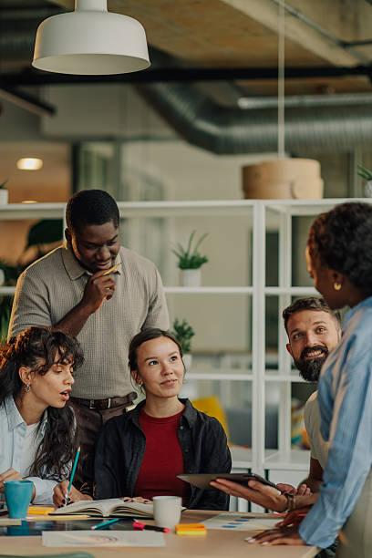 istock Diverse business team brainstorming during office meeting 2233257821