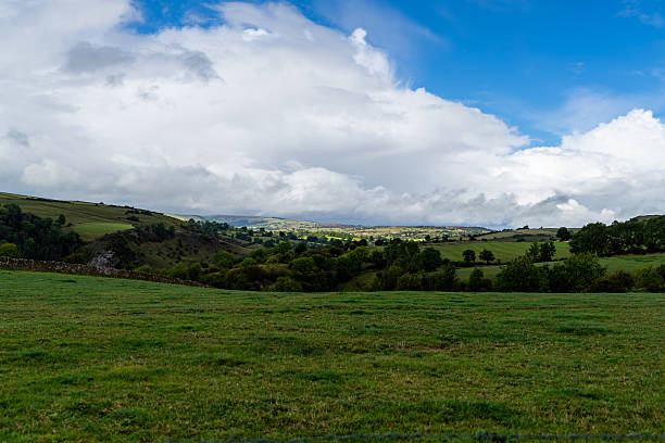 scenic view of Brecon Beacons National park landscape in Autumn