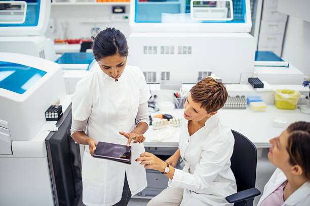 istock Diverse Female Lab Workers Collaborating in a Modern Scientific Laboratory 2233262151