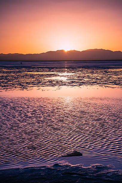istock Chaka Salt Flat during sunset, Qinghai province, China 2233266620