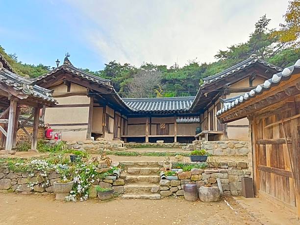 istock Autumn in a Buddhist village 2233284261