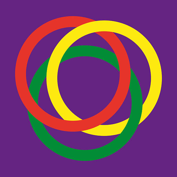 Interconnected Three Rings Icon 10+ Interlocking Three Rings Stock Illustrations, Royalty-Free Vector ...