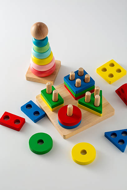 istock Colorful Wooden Learning Toys for Child Development Activities 2233287624