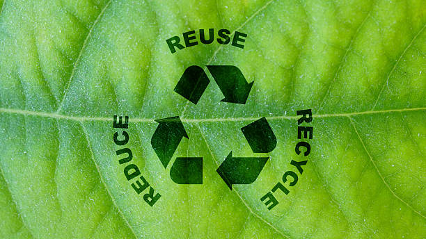 istock Reduce, reuse, recycle symbol as ecological concept. Ecological waste management and a sustainable and economical lifestyle 2233293310