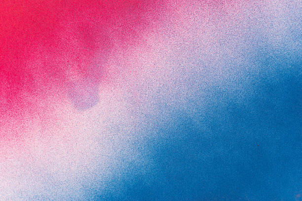 istock Red and blue spray paint background 2233295426