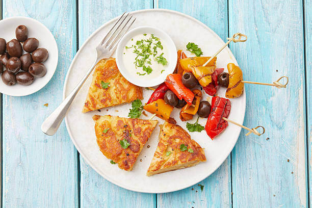 istock Potato tortilla with bell pepper 2233295834