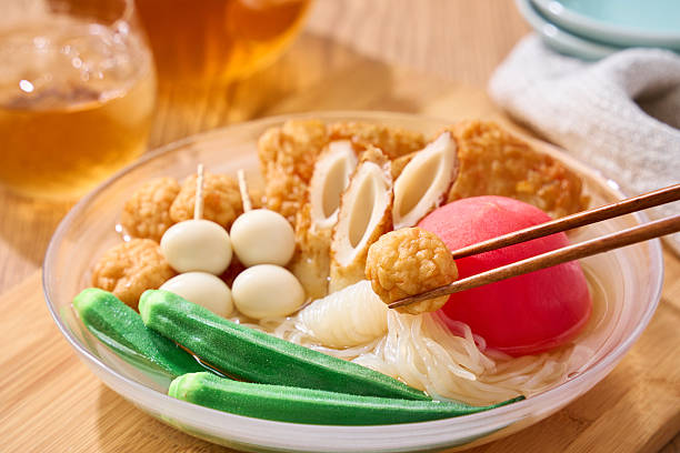 Chilled Japanese Oden with Summer Vegetables and Dashi Broth