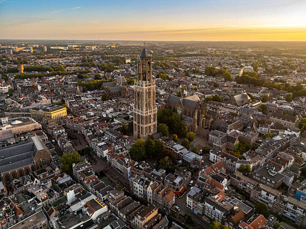 istock Utrecht Cityscape at dawn. 2233298627