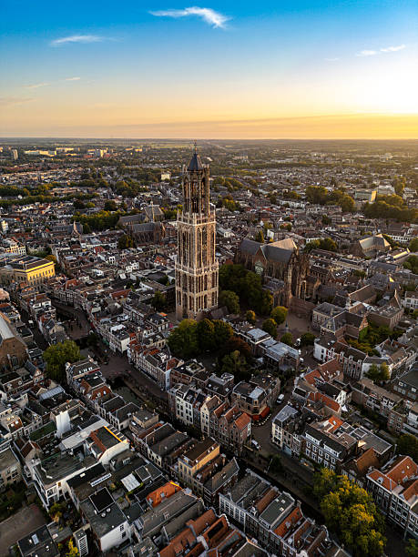 istock Utrecht Cityscape at dawn. 2233298656