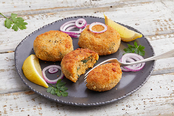 istock Potato patties with broccoli 2233301086