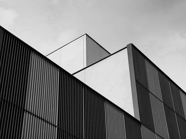 istock Modern Building exterior Geometry Block space Architecture details 2233310012
