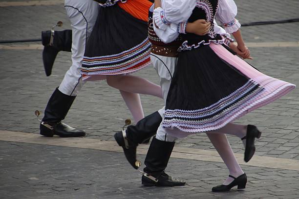 istock Traditional dancers in vibrant costumes. 2233321164