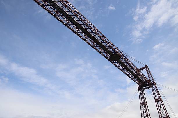 istock Vizcaya Bridge against blue sky in Bilbao. 2233322099