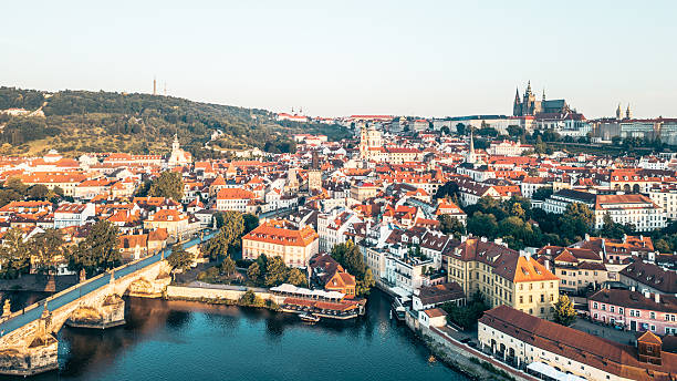 istock Stunning Prague Sunrise Over the Vltava River 2233331810