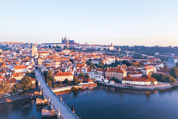 istock Beautiful Prague Sunrise Over the Vltava River 2233332207