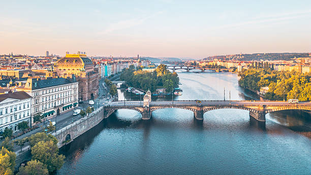 istock Vltava River by Prague's National Theatre 2233332572