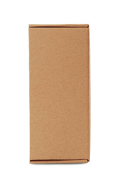 istock One blank cardboard box isolated on white. Mockup for design 2233344084