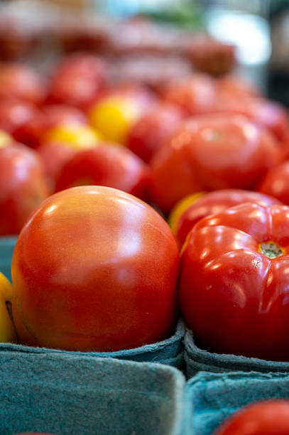 Close-up on tomatoes
