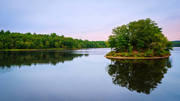istock Tranquil landscape over Mansfield Lake in Connecticut 2233352829