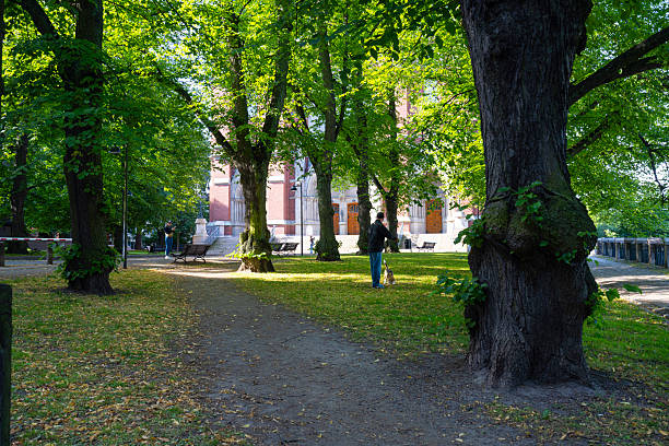 Helsinki, Finland. August 27 2025. External view of the  St. John's Church in the city center