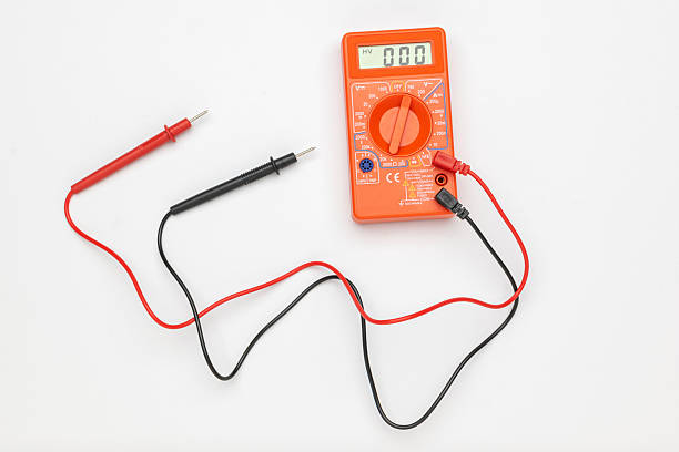 istock Digital Multimeter with Probes on White Background for Electrical Testing and Measurement 2233367309