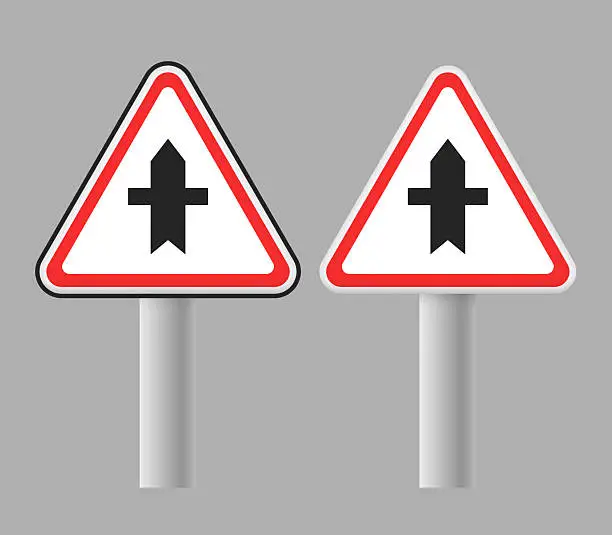 Crossroads Sign Background Free crossroads sign Vector Images & Graphics | FreeImages