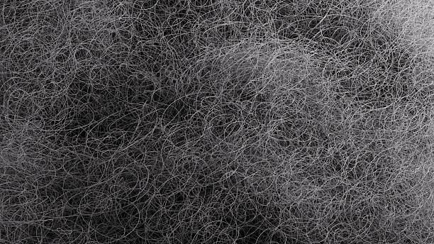 istock 3D illustration of abstract hand-drawn scribble texture. Black and white macro felt surface, high detail, perfect for backgrounds, design projects, or artistic compositions. 2233370730
