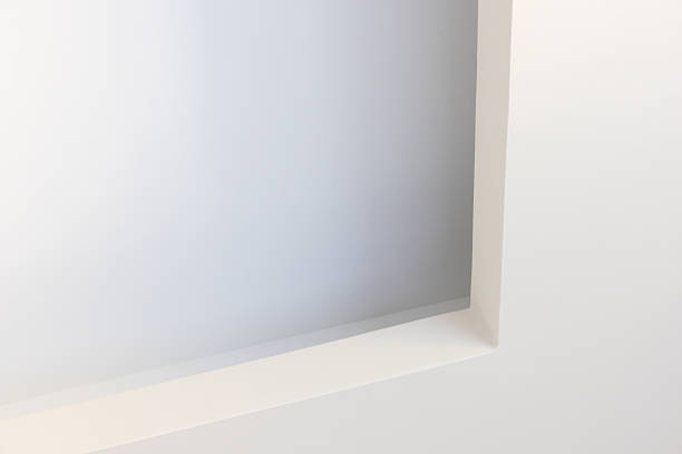 istock Minimalistic abstract design featuring clean lines and white shapes 2233375166