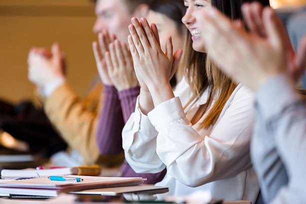 istock Audience Applauding During a Conference or Seminar 2233376523