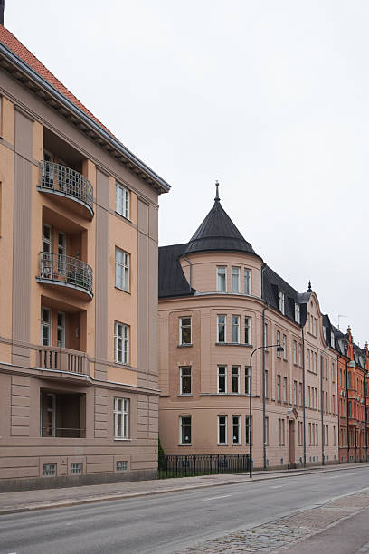 istock Low angle view of modern buildings 2233376714
