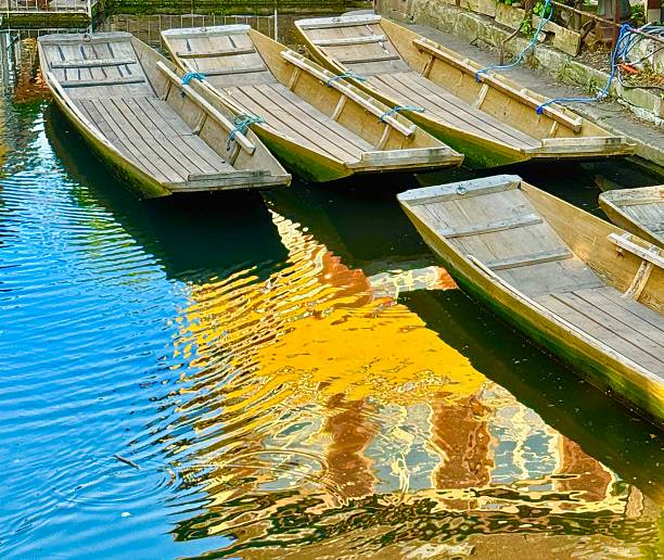 istock Flat-bottomed boat 2233390826