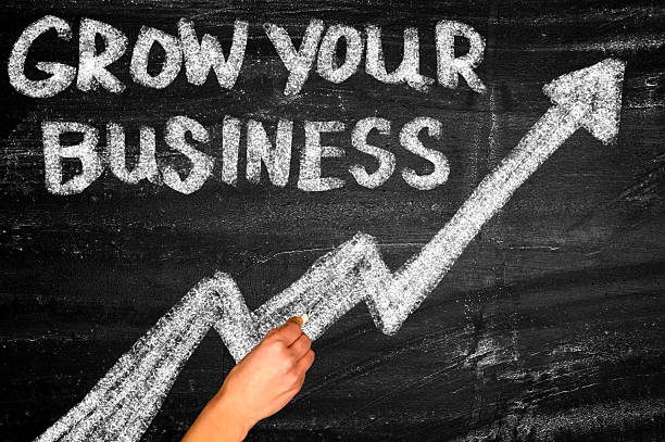 istock Grow Your Business Drawn on chalkboard 2233399144